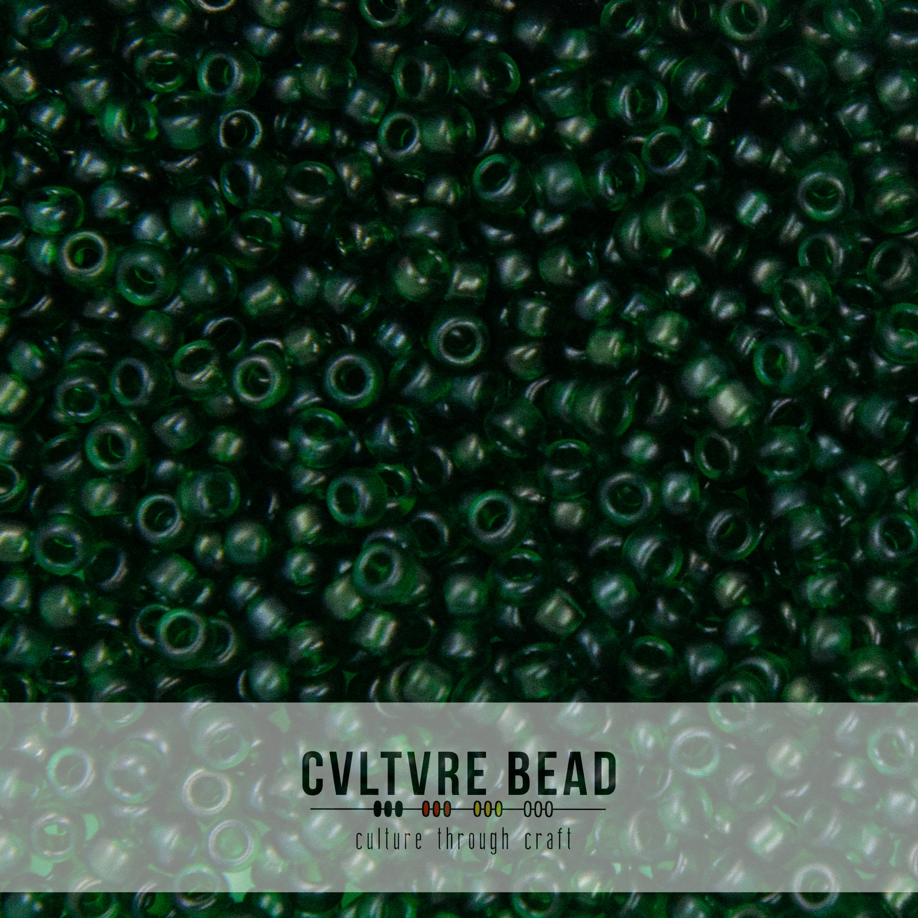 11/0 Semi-Matte Emerald - 23g - Miyuki Seed Bead